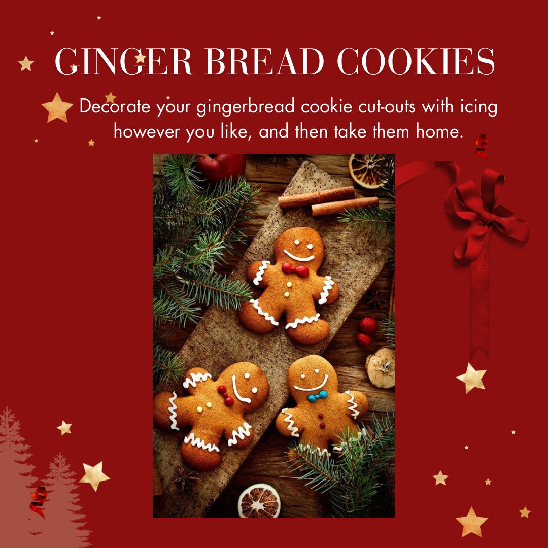 Decorate you Gingerbread Cookies